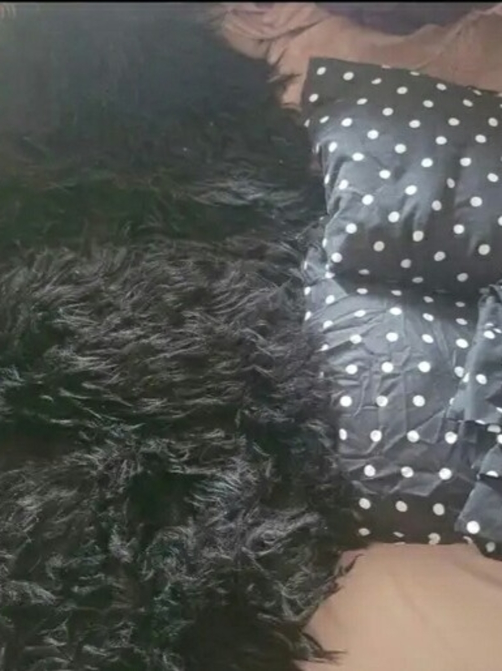 Queen Polkadot Sheet Set And Lil  Accent Rugs